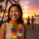 120 Unidades Colar Havaiano Flor Festa Carnaval Fantasia