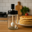 Meleira de Vidro 260ml com Tampa Rosqueável e Pegador Espiral