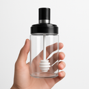 Meleira de Vidro 260ml com Tampa Rosqueável e Pegador Espiral