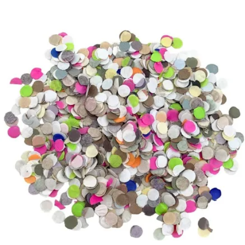 Confete Colorido Carnaval Festa Decoração 100g