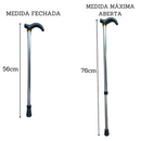 Bengala Para Idoso Alumínio Ortopédica Reforçada 6 Ajustes