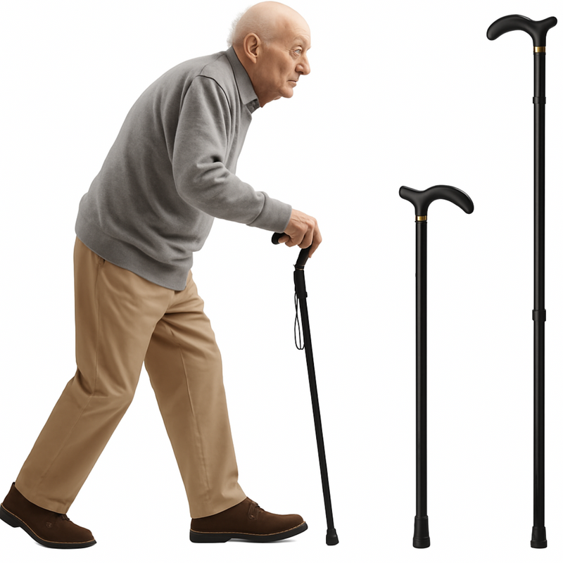 Bengala Para Idoso Alumínio Ortopédica Reforçada 6 Ajustes