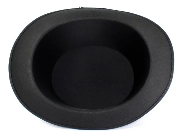 Cartola Chapéu de Magico Preto Tamanho Adulto 58 | 60 Halloween Carnaval Casamento