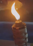 Tocha Bambu Lamparina Iluminação Festa Temática Decoração Jardim Luau 120cm